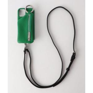モバイルケース ＜AJEW＞CADENAS ジップ ストラップ iPhone 12miniケース