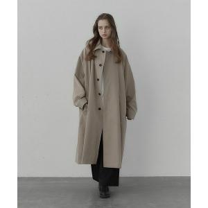 ステンカラーコート loose raglan sleeve bal collar coat/ルーズラグランスリーブバルカラーコート