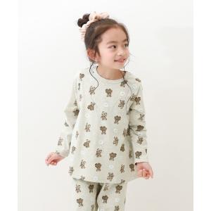 ルームウェア パジャマ ガールズ 長袖ルームウェア