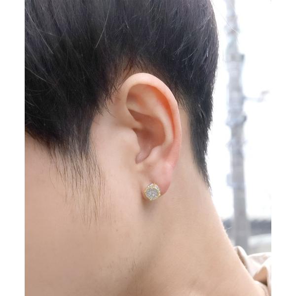 ピアス SBG CZスタッドピアス メンズ
