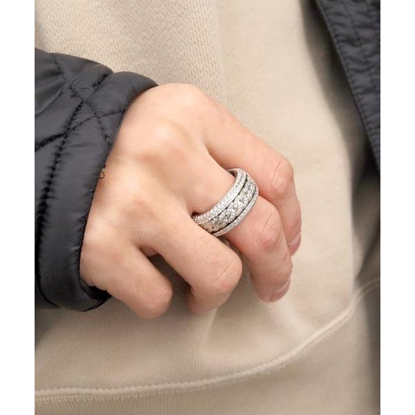 指輪 リング SBG CZ喜平ギミックリング メンズ レディース