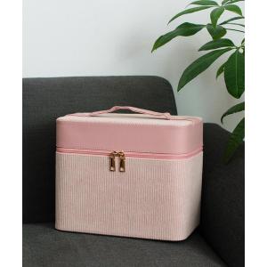 Francfranc（フランフラン） 収納 エンボス コスメボックス ピンク