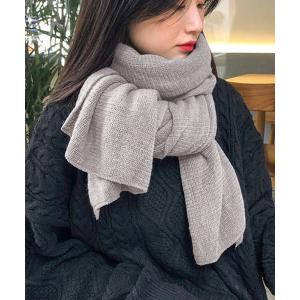 マフラー ストール カシミア風ロングマフラー レディース