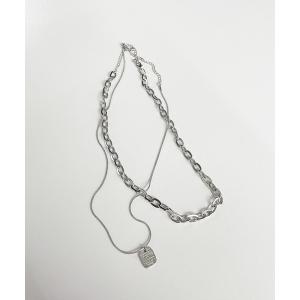 ネックレス kutirlune/2Pスクエアコイ...の商品画像