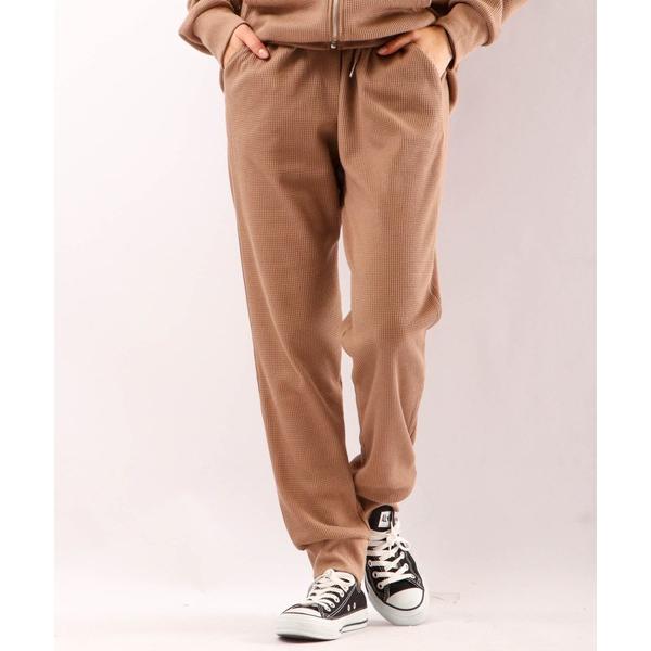 スウェットパンツ ジャージ セットアップ　ワッフル生地スウェットパンツ メンズ レディース