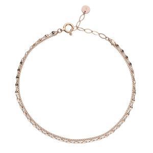 アーカー AHKAH プチリュバン ローズ ブレスレット 18Kピンクゴールド SOLD}AHKAH アーカー プチリュバンローズブレスレット【2019