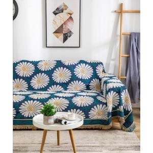 ブランケット パッチワーク ハンドメイド マルチカバー 100cm×100cm