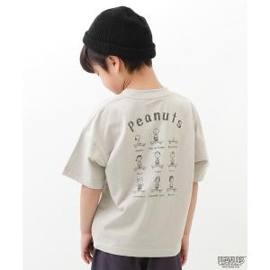 tシャツ Tシャツ 「PEANUTS」BIG スヌーピー柄バックプリントTシャツ