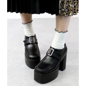 Parade ローファー 「厚底」チャンキーヒールローファー 100-WK