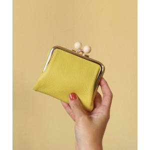 財布 CELOSIA / イタリアンレザー 樹脂パーツ二つ折り財布 レディース