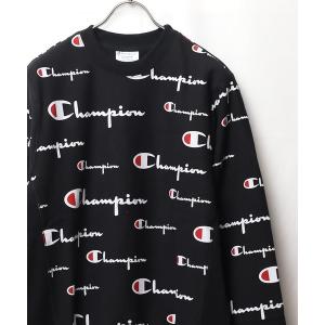 メンズ スウェット 「Champion」REVERSE WEAVE CREW ALL OVER PRINT SWEAT｜zozo