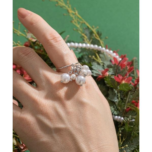 指輪 リング ミックスパールリング レディース