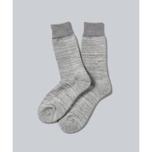 靴下 MIDDLE GAUGE PAPER PILE SOCKS / 和紙混ミドルゲージパイルソックス「UNISEX」 メンズ レディース
