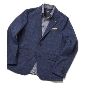 ジャケット テーラードジャケット 強撚先染ドビージャケット