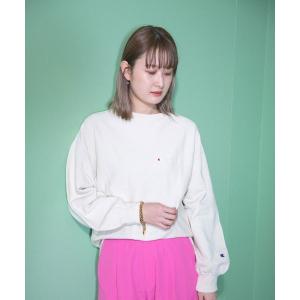 tシャツ Tシャツ (Champion×ROSE BUD)「ROSE BUD別注」リバースウィーブスウェットトップス レディース