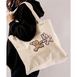 トートバッグ バッグ メンズ USAGI TO KUMA AP TOTE BAG トキャンバストートバッグ