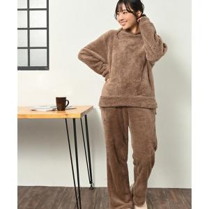 パジャマ ルームウェア CELESTE RANA もこもこ シープボア セットアップ ルームウェア レディース