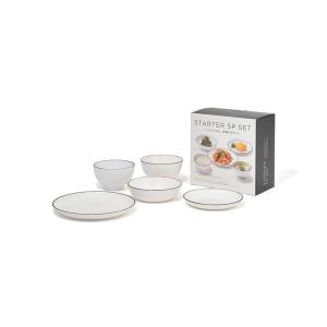 食器 オルディ しっかりごはん 食器5点セット ホワイト