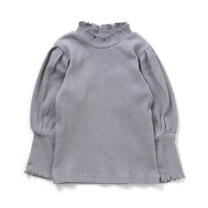 tシャツ タックスリーブメロウリブTシャツ_アプレレクールマシェリ キッズ 子供服 女の子