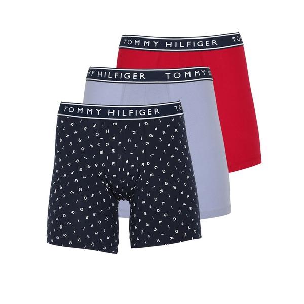 メンズ ボクサーパンツ 3枚セット TOMMY HILFIGER/トミー ヒルフィガー ロング ボク...