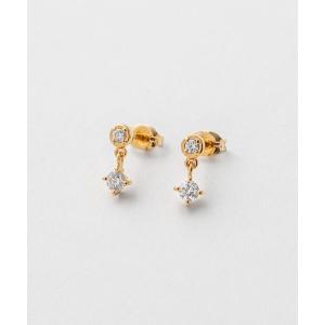 Jouete（ジュエッテ） ピアス K10YG ブラウンダイヤモンド ピアス