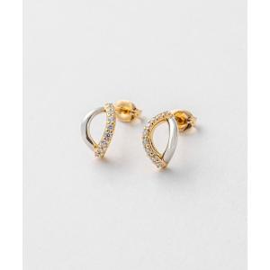 Jouete（ジュエッテ） ピアス 「スナップピアス」 コンビカラー