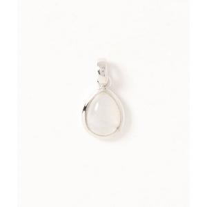 チャーム 「岩座」雫型ペンダントトップ レインボームーンストーン レディース メンズ