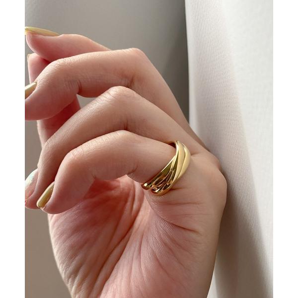 指輪 リング Blanche ブランシュ 3連リングデザインピンキーリング Charm(シャルム) ...