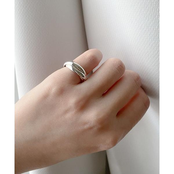 指輪 リング Blanche ブランシュ 3連リングデザインピンキーリング Charm(シャルム) ...