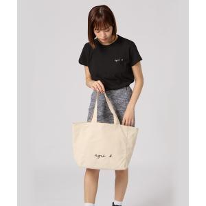 agnes b.（アニエスベー） トートバッグ WEB限定 ロゴ トートバッグ