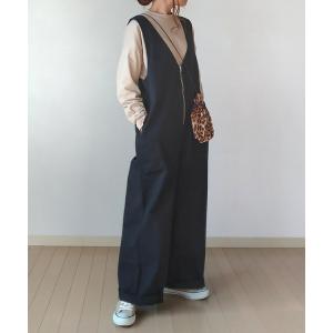Feroux（フェルゥ） サロペット オーバーオール 「洗える」フリル