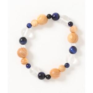 ブレスレット 「岩座」四神桧 ラピスタイガーアイブレスレット メンズ