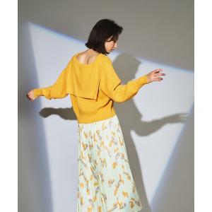ニット セーター セーラー衿ニットトップ レディース