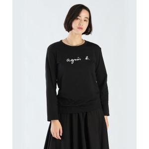 agnes b.（アニエスベー） tシャツ 細ボーダー コットン 長袖 Tシャツ