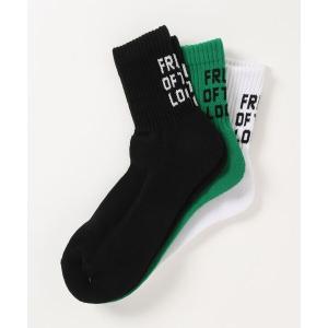 靴下 Q バッグロゴ