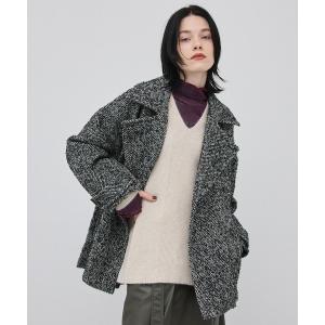 ☆TV衣装☆ PUBLIC TOKYO ヘリンボーンオーバーチェスターコート | www