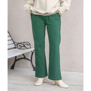 パンツ マルチストレッチ起毛スリットパンツ