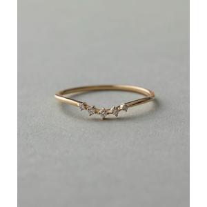 ete（エテ） 指輪 リング 「レイヤード」 K18MPG ダイヤモンド