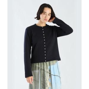 agnes b.（アニエスベー） カーディガン コットン メルトン 長袖