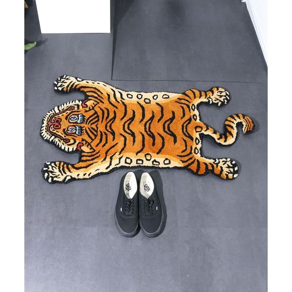メンズ ラグ ラグマット DETAIL/ディティール Tibetan Tiger Rug Small...