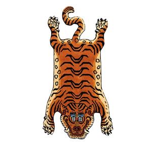 メンズ ラグ ラグマット DETAIL/ディティール Tibetan Tiger Rug Large Lサイズ チベタンタイガーラグ ラージ ラグマッ