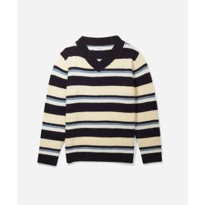 メンズ ニット Charles Mohair Stripe Sweater｜zozo