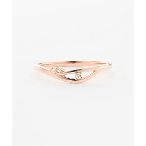 4℃（ヨンドシー） リング K10 ピンクゴールド ホワイトゴールド