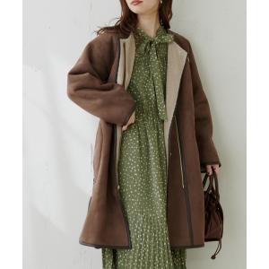 フェイクスエード×ボアリバーシブルコート