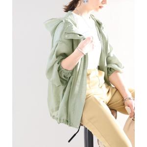 パーカー マウンテンパーカー シアーを開拓。ボリュームシルエットシアー素材フーディー