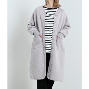 ジャケット ノーカラージャケット カットキルティングノーカラージャケット