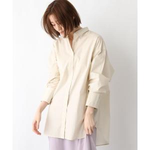 シャツ ブラウス コットンストライプシャツ 266927