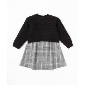 アンサンブル ニットトップスワンピセット