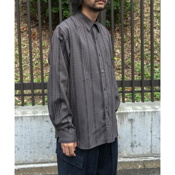 シャツ PANEL PLANGE CHECK SHIRT メンズ レディース