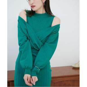 肩あきワンピース 長袖の商品一覧 通販 Yahoo ショッピング